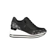 Laura Biagiotti Svart Polyester Sneaker Black, Dam