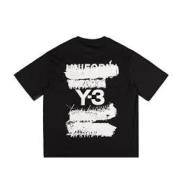 Y-3 Avslappnad Bomull T-shirt Black, Herr