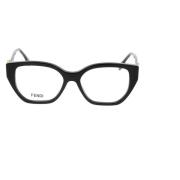 Fendi Stiliga solglasögon med unik design Black, Unisex