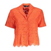 Desigual Orange Kortärmad Skjorta Kvinnor Orange, Dam