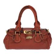 Chloé Pre-owned Pre-owned Laeder handvskor Red, Dam