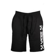 Vans Sportiga Svarta Herrshorts Broderad Logotyp Black, Herr