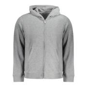 Calvin Klein Sport Hoodie med Dragkedja och Logo Gray, Herr