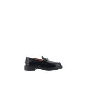 Tod's Ikoniska Logotyp Patentläder Loafers Black, Dam