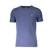 Aeronautica Militare Blå Bomull Logo T-shirt Blue, Herr