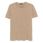 Tom Ford Lyocell Bomull T-shirt Beige, Herr