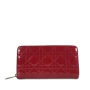 Dior Vintage Pre-owned Laeder plnbcker Red, Dam