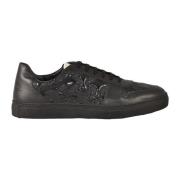 Vivienne Westwood Lädersneakers med Gummisula Black, Herr