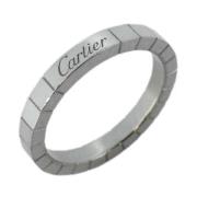 Cartier Vintage Pre-owned Platina ringar Gray, Herr