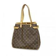 Louis Vuitton Vintage Pre-owned Tyg louis-vuitton-vskor Brown, Dam