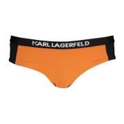 Karl Lagerfeld Badkläder Kostym DEL Underkvinna Orange Orange, Dam