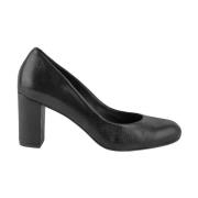 Maison Toufet Handgjorda Läderpumps Oval Form Black, Dam