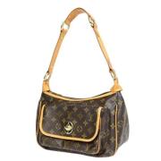 Louis Vuitton Vintage Pre-owned Canvas axelremsvskor Brown, Dam