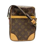 Louis Vuitton Vintage Pre-owned Canvas axelremsvskor Brown, Dam