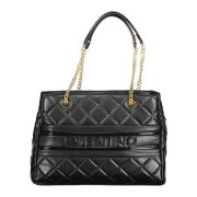 Valentino by Mario Valentino Svart axelväska med kedjehandtag Black, D...