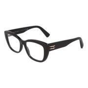 Bvlgari Oregelbunden acetatram glasögon Black, Unisex