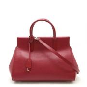 Louis Vuitton Vintage Pre-owned Laeder handvskor Red, Dam