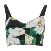 Dolce & Gabbana Blommigt Djup urringad BH Multicolor, Dam