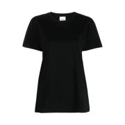 Isabel Marant Svart Vidal Logo Print T-shirt Black, Dam