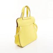 Hermès Vintage Pre-owned Laeder handvskor Yellow, Dam