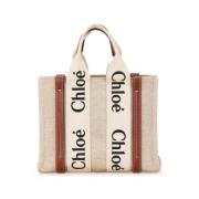 Chloé Pre-owned Pre-owned Canvas totevskor Beige, Dam