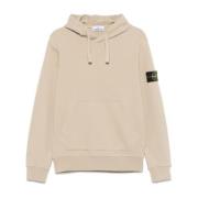 Stone Island Kompas Badge Beige Sweater Beige, Herr