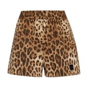 Dolce & Gabbana Djurmönster shorts Beige, Dam