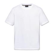 Brioni Bomullst-shirt med rund hals White, Herr