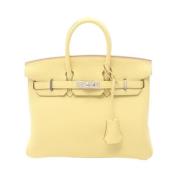 Hermès Vintage Pre-owned Laeder handvskor Yellow, Dam