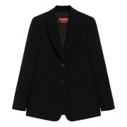 Max Mara Studio Nero Linz Elegant Klänning Black, Dam