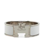 Hermès Vintage Pre-owned Tyg armband White, Dam