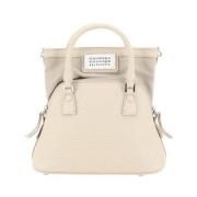 Maison Margiela Elegant Kalvskinnsväska med Kedjerem Beige, Dam