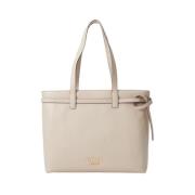 Liu Jo Ecs M Tote Väska Beige, Dam