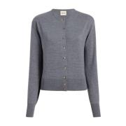 Khaite Sterling Jackie Cardigan Gray, Dam