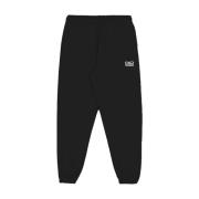 Propaganda Bomull Sweatpant Logo Brodyr Black, Herr