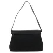 Hermès Vintage Pre-owned Canvas axelremsvskor Black, Dam