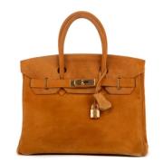 Hermès Vintage Pre-owned Laeder handvskor Orange, Dam