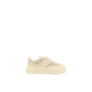 MM6 Maison Margiela Chunky Mesh Sneakers med Höjd Sula Beige, Herr