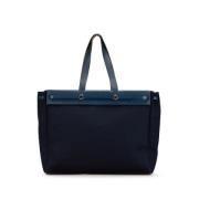 Hermès Vintage Pre-owned Canvas handvskor Blue, Dam