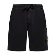 Stone Island Bomullsshorts Black, Herr