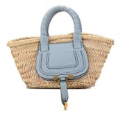 Chloé Pre-owned Pre-owned Raffia handvskor Beige, Dam