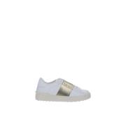 Valentino Garavani Studded Slip-On Sneakers med platt sula White, Dam