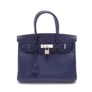 Hermès Vintage Pre-owned Laeder handvskor Blue, Dam