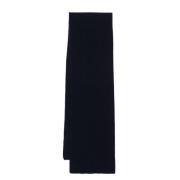 Sunspel Svart Cashmere Scarf Black, Herr