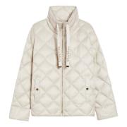 Max Mara Sand Pisoft Stilfull Damtopp White, Dam