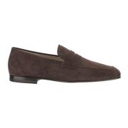 Tod's Casual platta skor för kvinnor Brown, Herr