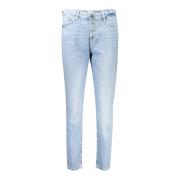 Guess Blå Skinny Denim Jeans med Logo Blue, Dam