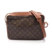 Louis Vuitton Vintage Pre-owned Canvas axelremsvskor Brown, Dam