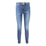 Guess Skinny High Denim Jeans Blå Blue, Dam