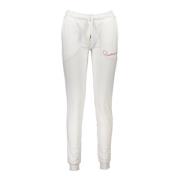 Cavalli Class Sportiga vita dambyxor med broderi White, Dam